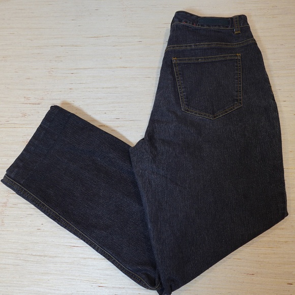Gloria Vanderbilt Amanda Classic High Rise Straight Leg Jeans Dark Wash Women’s - Picture 1 of 6